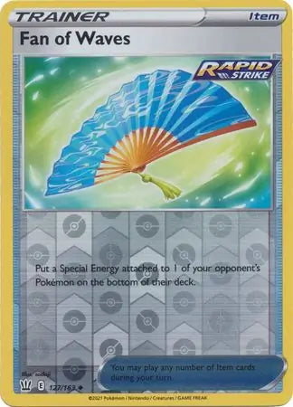 Battle Styles Fan of Waves #127/163 reverse holo